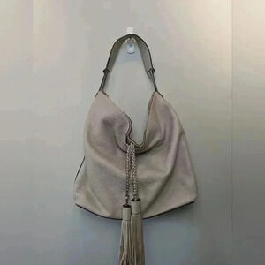 REBECCA MINKOFF model ISOBEL HOBO Cream color all leather Boho  style